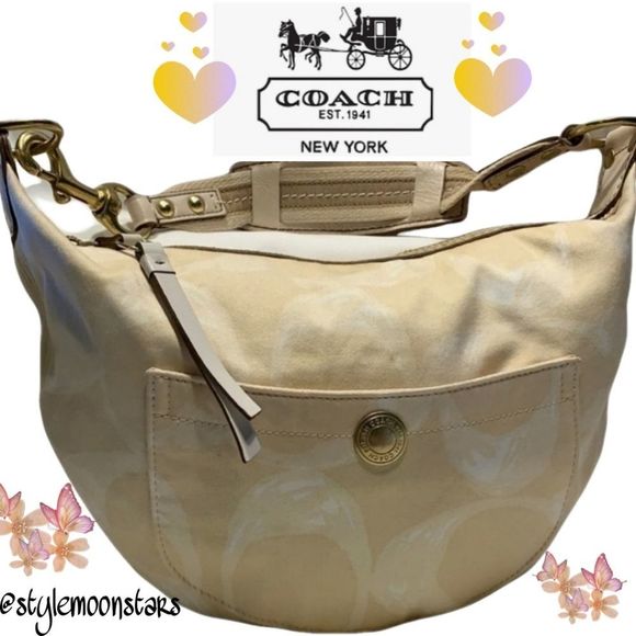 Coach Handbags - Authentic Vintage Y2K Coach Signature Hampton Shoulder Bag